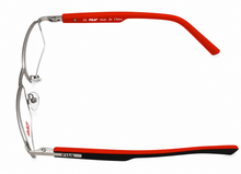 Load image into Gallery viewer, Fila Mens Silver Rectangle Rimless Metal Eyewear Frame FO0007 03 53mm
