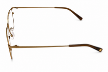 Load image into Gallery viewer, Jones New York Gold Mens Metal Rectangle Eyewear Frame, J495 54mm
