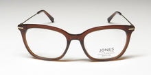 Load image into Gallery viewer, Jones New York Brown Mens Plastic Rectangle Eyewear Frame, J240. 49mm
