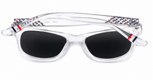 Load image into Gallery viewer, Fila Big Kids Crtstal Soft Square Plastic Sunglass SF1291. 47mm
