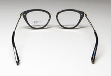 Load image into Gallery viewer, Jones New York Women's Black Cateye Plastic Eyewear Frame J235 Black. 49mm

