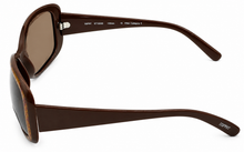 Load image into Gallery viewer, Esprit Women's Sunglasses Plastic Rectangle Wrap Brown Snake/Brown ET19306 535
