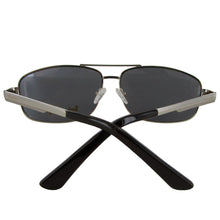 Load image into Gallery viewer, Timberland Mens Sunglass Silver Metal Aviator Solid Smoke Lens TB7119 10A
