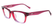 Load image into Gallery viewer, Lucky Brand Mens Eyeglass Rectangle Raspberry Plastic Tropic 52mm
