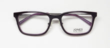 Load image into Gallery viewer, Jones New York Men's Purple Rectangle Plastic Eyewear Frame J773. 56mm
