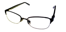 Load image into Gallery viewer, Jones New York Womens Ophthalmic Metal Rectangle Eyewear Frame, J142 Black 48mm
