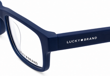 Load image into Gallery viewer, Lucky Big Kids Ophthalmic Rectangle Matte Blue Plastic Frame. D804 46mm
