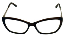 Load image into Gallery viewer, Jones New York Womens Petite Plastic Rectangle Eyewear , Brown J770 . 56mm
