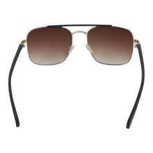 Load image into Gallery viewer, Kenneth Cole Reaction Metal Mens Square Shiny Gold Sunglass KC1355 32F
