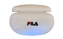 Load image into Gallery viewer, Fila Mens Matte Blue Soft Square Metal Sunglass, Flash Lens SF9341 C03X
