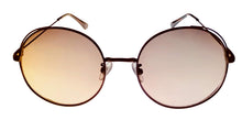 Load image into Gallery viewer, Lucky Brand Womens Brown Round Metal Sunglass, Brown Gradient Lens D2003
