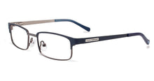 Load image into Gallery viewer, Lucky Mens Ophthalmic Soft Rectangle Metal Frame. D801 Black. 49mm
