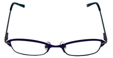 Load image into Gallery viewer, Jones New York Womens Metal Soft Rectangle Eyewear Frame, J468 Purple 50mm
