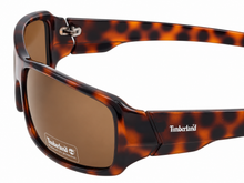 Load image into Gallery viewer, Timberland Tortoise Mens Plastic Rectangle Sunglass, Brown Lens TB7092 52E
