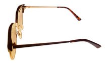 Load image into Gallery viewer, Kenneth Cole Reaction Mens Round Tortoise Metal Sunglass KC1398. 52F
