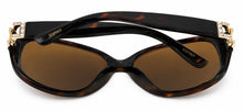Load image into Gallery viewer, Esprit Women's Sunglasses Plastic Rectangle Brown / Crystal / Brown. ET19315 532
