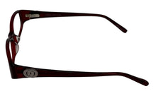 Load image into Gallery viewer, Jones New York Womens Burgundy Plastic Rectangle Eyewear Frame. J747. 53mm
