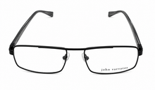 Load image into Gallery viewer, John Varvatos Mens Black Rectangle Metal Eyewear Frame V125. 52mm
