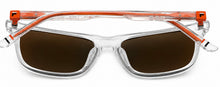 Load image into Gallery viewer, Fila Big Kids Clear Soft Square Plastic Sunglass, Orange Mirror SF1155 48mm
