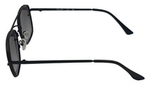 Load image into Gallery viewer, Kenneth Cole Reaction Satin Black Mens Metal Square Front Mount, KC1399 1B
