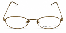 Load image into Gallery viewer, John Varvatos Eyeglasses Oval Men Gold Metal Eyewear Frame V127 48mm
