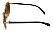Load image into Gallery viewer, Kenneth Cole Reaction Womens Black Gold Metal Cateye Sunglass KC1352. 52F
