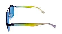 Load image into Gallery viewer, Kenneth Cole Reaction Mens Shiny Gunmetal Metal Aviator Sunglass KC1394 8V

