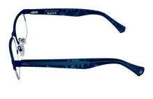 Load image into Gallery viewer, John Varvatos Rectangle Mens Navy Rimless Metal Eyewear Frame V181. 54mm
