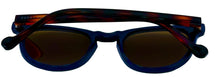 Load image into Gallery viewer, Perry Ellis Mens Sunglass Navy Demi Plastic Square, Smoke Gradient Lens PE81 3

