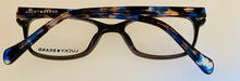 Load image into Gallery viewer, Lucky Brand Unisex Grey Rectangle Plastic Eeywear Frame D706 46mm
