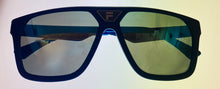 Load image into Gallery viewer, Fila Matte Blue Mens Plastic Aviator Sunglass  Polarized Flash Lens SF8496. U43P
