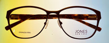 Load image into Gallery viewer, Jones New York Brown Unisex Metal Soft Cat Eye Eyewear Frame, J488. 55mm
