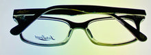 Load image into Gallery viewer, Lucky Brand Mens Ophthalmic Eyeglass Rectangle Wonder Black Plastic 49mm
