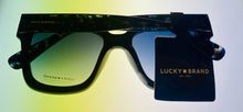 Load image into Gallery viewer, Lucky Brand Unisex Sunglasses Black Plastic Square Sycamore, Gradient Lens
