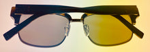 Load image into Gallery viewer, John Varvatos Mens Black Tortoise Plastic Soft Rectangle Sunglass V516
