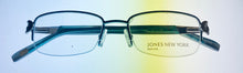 Load image into Gallery viewer, Jones New York Unisex Eyeglass Rimless Rectangle Teal Metal J136. 48mm
