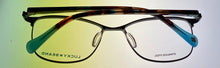 Load image into Gallery viewer, Lucky Mens Ophthalmic Soft Rectangle Black Metal Frame. D509 54mm

