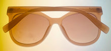Load image into Gallery viewer, Kenneth Cole Reaction Womens Cat Eye Clear Beige Plastic Sunglass KC1411. 25F
