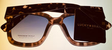 Load image into Gallery viewer, Lucky Brand Unisex Sunglasses Plastic Square Sycamore Pink Tortoise Gradient Len

