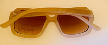 Load image into Gallery viewer, Kenneth Cole Reaction Womens Beige Brown Square Plastic Sunglass KC1412. 25F Kenneth Cole
