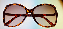 Load image into Gallery viewer, Kenneth Cole Reaction Tortoise Rectangle Womens Plastic Sunglass, KC1408. 52F
