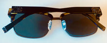 Load image into Gallery viewer, John Varvatos Mens Black Tortoise Plastic Soft Rectangle Sunglass V516
