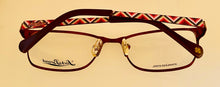 Load image into Gallery viewer, Lucky Brand Mens Red Soft Rectangle Metal Frame Tides 54mm
