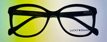 Load image into Gallery viewer, Lucky Mens Ophthalmic Black Soft Rectangle Plastic Frame D205 53mm
