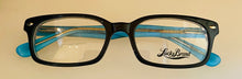 Load image into Gallery viewer, Lucky Brand Mens Ophthalmic Eyeglass Rectangle Wonder Black Blue Plastic 46mm
