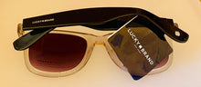 Load image into Gallery viewer, Lucky Brand Mens Clear Plastic Square Sunglass, Gradient Lens Campbell
