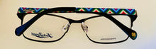 Load image into Gallery viewer, Lucky Brand Mens Black Soft Rectangle Metal Frame Tides 54mm

