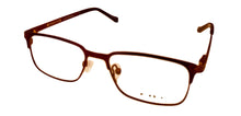 Load image into Gallery viewer, Lucky Brand Mens Ophthalmic Eyeglass Rectangle Brown Metal D802 50mm
