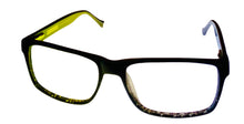Load image into Gallery viewer, Lucky Mens Ophthalmic Black Soft Rectangle Plastic Frame D401 55mm
