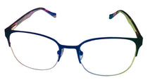 Load image into Gallery viewer, Lucky Brand Mens Ophthalmic Eyeglass Rectangle Rimless Purple Metal D105. 53mm
